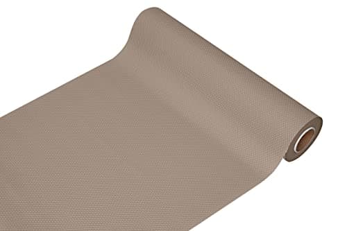 EVALAND Shelf Liners for Kitchen Cabinets Non-Adhesive 12" x 33 FT Beige Drawer Liner Non Slip, Washable Cabinet Liner, Waterproof Shelf Liners for Cabinets, Refrigerator Bathroom Pantry Cabinet Mat