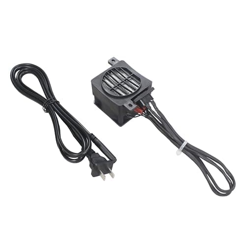 PTC Fan Heater 110V 100W Electric Ceramic Energy Saving Constant Temperature Thermistor Insulation Air Heater Fast Heating Tools with Power Plug, PTCYIDU