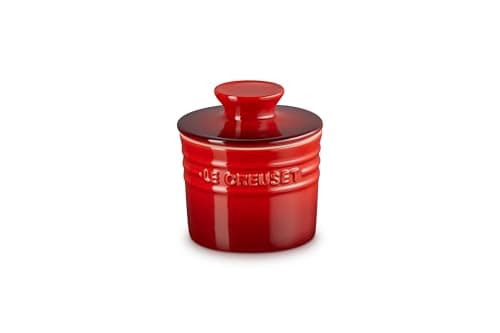 Le Creuset Stoneware Butter Crock, 6 oz., Cerise
