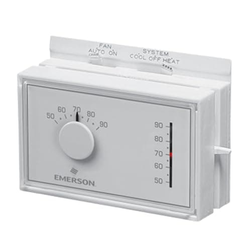 White-Rodgers Emerson 1F56N-444 Mechanical Heating and Cooling Thermostat