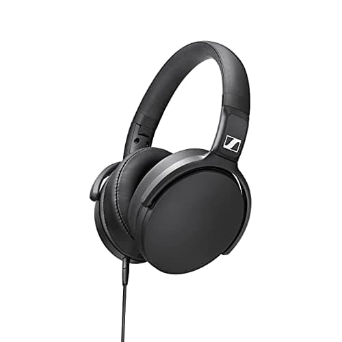 Sennheiser HD 400S Closed-Back Over-Ear Wired Headphones – Lightweight Foldable Design, Inline Smart Remote, Balanced Sennheiser Sound, Comfortable Noise-Reducing Fit