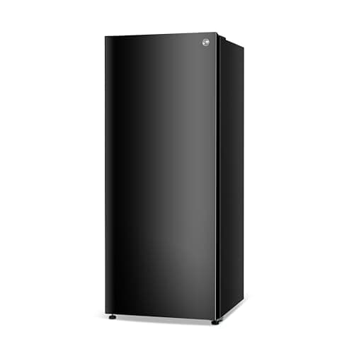 Commercial Cool 16.4 Cu. Ft. Convertible Freezer Refrigerator, Upright Fridge with Glass Shelves, Reversible Door, ENERGY STAR rated, Auto Defrost, CCUC1640GB, Black