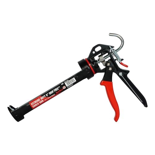 Red Devil 3989 9" Extreme Duty Caulk Gun - Hand Caulking Gun - Thrust Ratio 26:1,Black