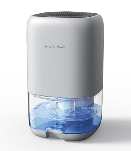 Dehumidifier,TABYIK Quiet with Auto Shut Off, Small Dehumidifiers for Bedroom (280 sq. ft), Bathroom, RV, Home, Silver