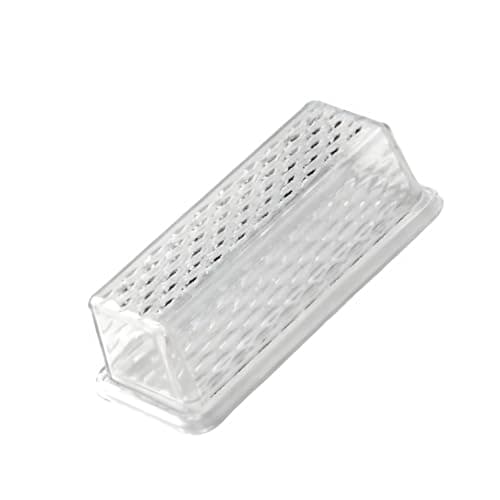 Clear Plastic Butter Dish 7 Inch Length Durable Storage for Butter Margarine and Spreads