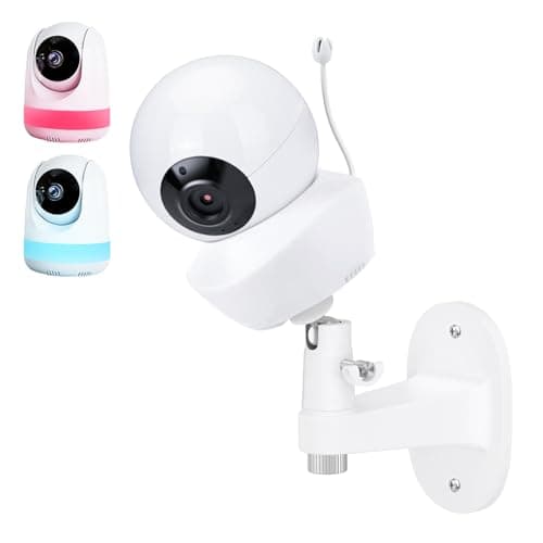 Baby Monitor Wall Mount Compatible with Babysense V43/HDS2/V24R/VBM55TX/Max View Baby Monitor, Adjustable Baby Camera Holder, Perfect View Angle and Easy Installation Without Drilling