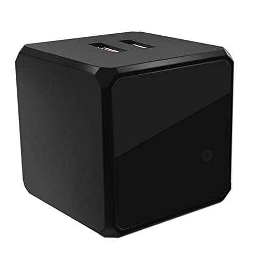 Total Invisible Covert 940nM IR Charging Cube with Light Sensor (6 High Power LED Illuminator Array) 30ft Range, 150 deg, 5VDC