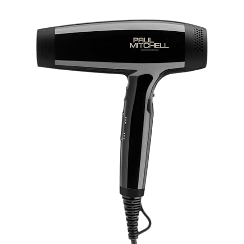 Paul Mitchell Dry Lightweight Professional Hair Dryer, Multiple Heat + Speed Settings, for Salon-Level Blowouts, Black