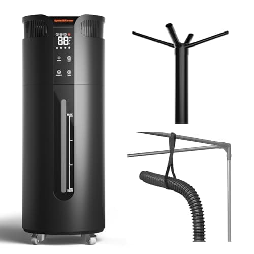 Spider Farmer 16L/4.2Gal Humidifier 1400ML/H Output for Grow Tent 2000 Sq.ft Large Room Plant Multi Extendable Hoses Splicing and Humidity Sensor Probe Cool Mist Quiet for Bedroom Greenhouse Indoor