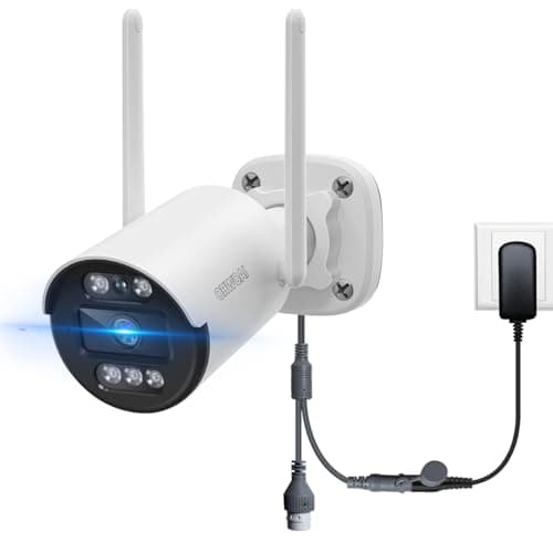 OHWOAI 3MP Add-on Camera for Wireless Security Camera System Outdoor, WiFi Cameras with Dual Antennas, Compatible with Network Video Recorder, Cannot Be Used Independently