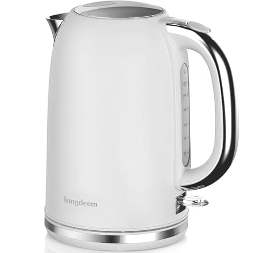 LONGDEEM LD-K3041E - Electric Kettle - 1.7L Stainless Steel, Quick Heating, LED Indicator, Boil Dry Protection