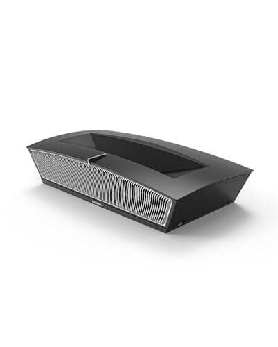 4K Smart Projector with Wifi and Bluetooth, 1080P Full HD Projector with Speaker, 3000 ANSI, WIFI6/5G, Ultra Short Throw, Triple UHD Laser TV with Android, HDR10 150", Home Bedroom Projector H6