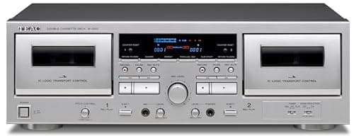 TEAC Double Cassette Deck W-1200 (SILVER)【Japan Domestic genuine products】 【Ships from JAPAN】