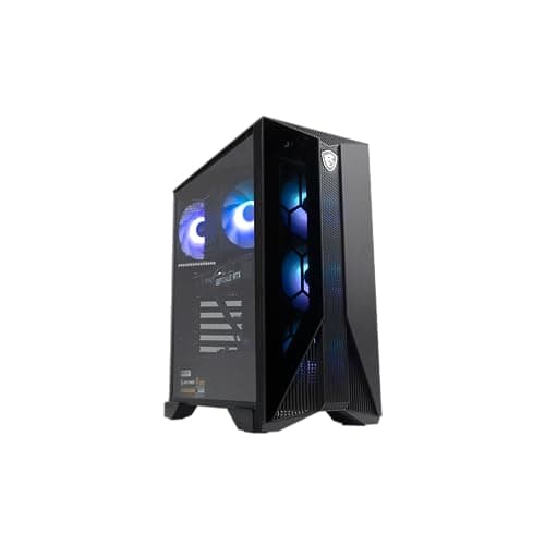msi Aegis ZS Gaming Desktop, AMD Ryzen 7 7700, GeForce RTX 4060, 16GB RAM, 1TB SSD, RGB Fan Cooling, Wi-Fi 6E, Keyboard & Mouse Included, DIY Friendly, Windows 11 Home-Adv: 7NUC-607US