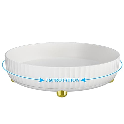 Bathroom Organizers and Storage, 3-Tier Medicine Organizer - Portable Medicine Cabinet with Leather Handle, White