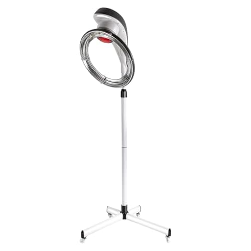 YIYIBYUS Stand Hair Dryer, Professional Orbiting Rotating Hair Processor Hair Dyeing, Oil Treatment, Hair Drying, Heating, Perm Styling for Salon SPA (Grey)