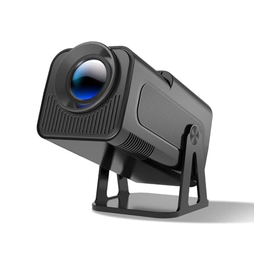 Magcubic Mini Projector with Wifi and Bluetooth, Built-in Android 13, Portable Smart 1080P Projector with 4K Support, Auto Keystone, Voice Control, HY320 NTV (Black)