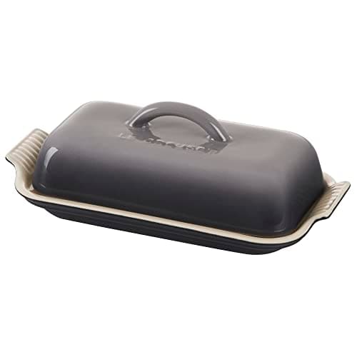 Le Creuset Stoneware Heritage Butter Dish, Oyster