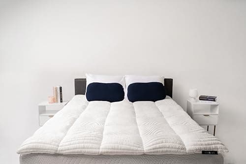 Moon Pod Cloud Cover Mattress Topper - Plush Pillow Top Accessory | Upgrade Your Mattress with a Foam & Microfiber Blend for a Cool, Zero-Gravity Floating Sleep Sensation - Queen Pillow Top Cover