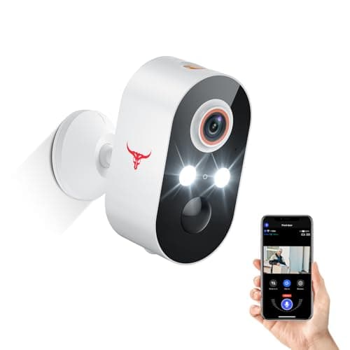 BotMelt 1080P Security Camera Wireless Outdoor with AI Human Detection, Live View, 2.4G WiFi, Home Security System, Instant Alerts, 2-Way Audio, Cloud Storage, Battery Powered (1 Pack)