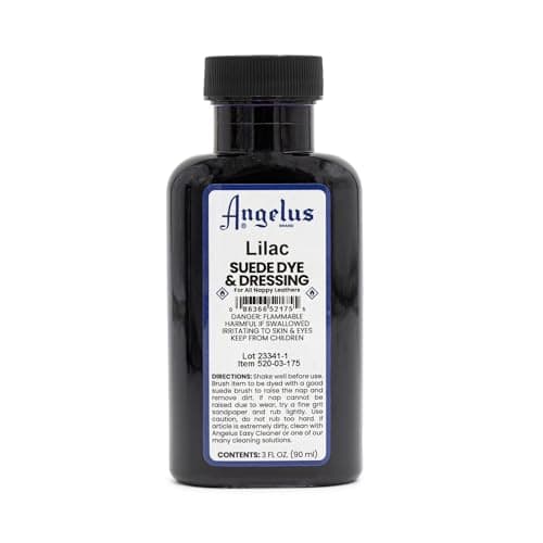 Angelus Brand Suede & Nubuck Dye & Dressing w/Applicator - 3 oz, Lilac