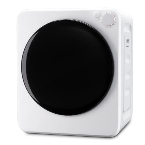 Stopsad 1.6 Cu.Ft Portable Clothes Dryer, 800W Fast Drying Front Load Laundry Dryer with 5 Mode, Mini Electric Clothing Dryer with Stainless Steel Tub, Compact Machine for Apartment, Home, Dorm