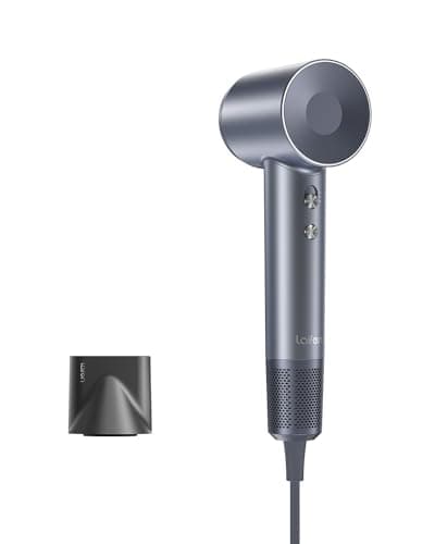 Laifen Swift Hair Dryer, High Speed 200M Ionic Blow Dryer with 110, 000 RPM Brushless Motor for Fast Drying, Low Noise, Hairdryer with Magnetic Nozzle