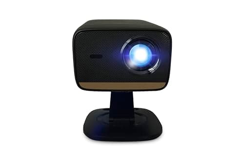 Miroir L810S Pro Smart 1080p Portable Projector – Android TV Streaming, Auto Focus, Dual 10W Speakers, HDMI/USB-C, Wi-Fi/Bluetooth, 200” Display, Home Theater & Outdoor Movie Ready