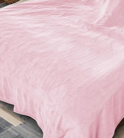 ReyyNio Electric Heated Blanket 72"x84" Full Size, Pink