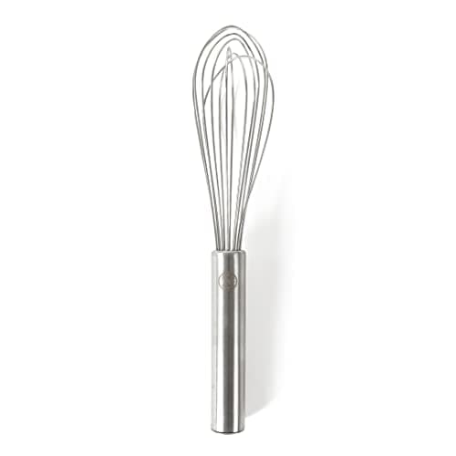 Martha Stewart Richburn 8.5-Inch Stainless Steel Balloon Whisk – Satin Finish, Durable Kitchen Whisk for Mixing, Beating, and Whipping