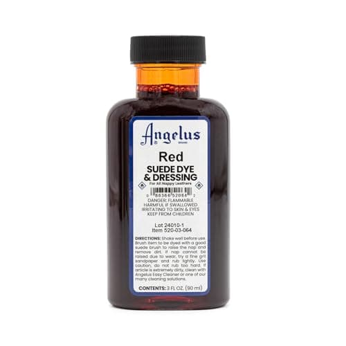 Angelus Suede Dye 3 Oz. (Red)