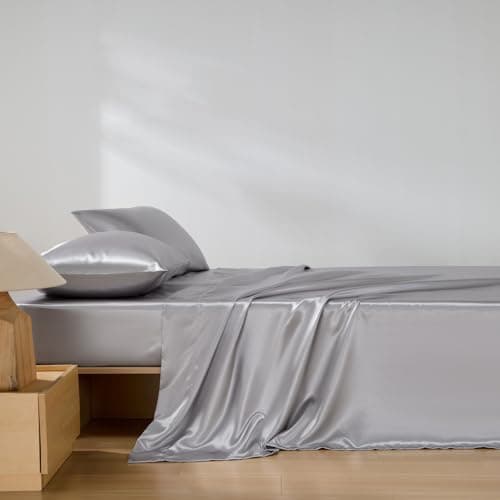 10% Silver Infused Bed Set, Stays Fresh 3X Longer for Hygienic Sleep, Grounding at Home-Make You Healthier's Earth Connected Cover (Deep Grey, 20x30in)