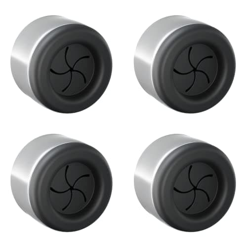 Hometastic Set of 4 Premium Towel Holders for Bathroom, Kitchen and Household - Stainless Steel Tea Towel Holder - Towel Hook Round - Self-Adhesive - No Drilling (Black)