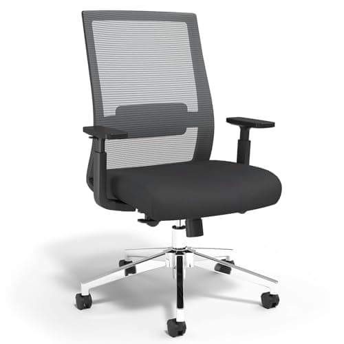 STAPLES Ergonomic Task Chair, Mesh, Black