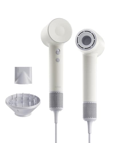 Laifen Hair Dryer SE 2, 200 Million Negative Ionic Blow Dryer with Child Mode and 108,000 RPM Brushless Motor, 1400W Powerful Fast Drying High-Speed Low Noise Hairdryer with Magnetic Attachments