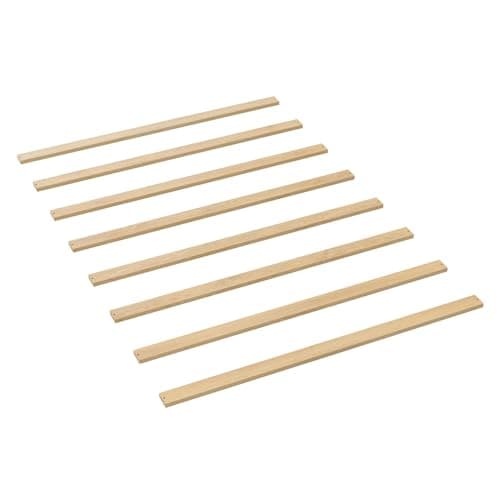 CC KITS Full Size Bed Slats - 8pc 54" Solid Wood Under Mattress Support - Bunkie Board, Box Spring & Mattress Foundation Replacement - Platform Bed Frame - Set of 8 Slats (Full - 54")