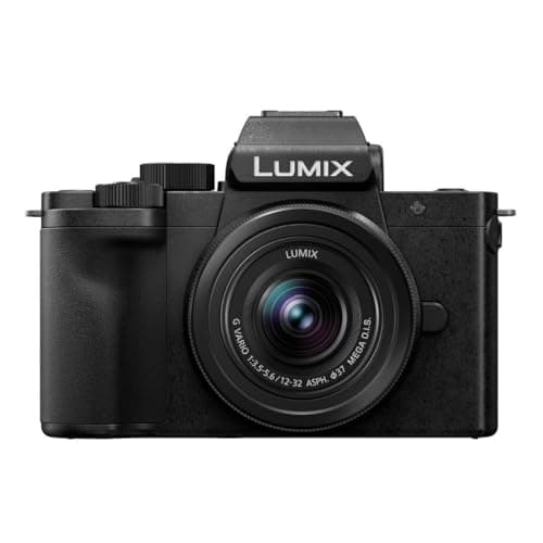 Panasonic LUMIX G100 4K Mirrorless Vlogging Camera with 12-32mm Lens (Renewed)