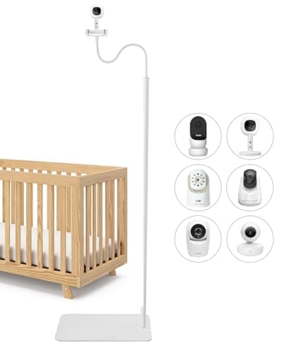 Baby Monitor Mount Floor Stand 67" Adjustable Height Compatible with Nanit Pro,Infant Optics DXR-8 Pro,VTech,Vava,Eufy or Any Baby Cameras with 1/4 Thread Mount