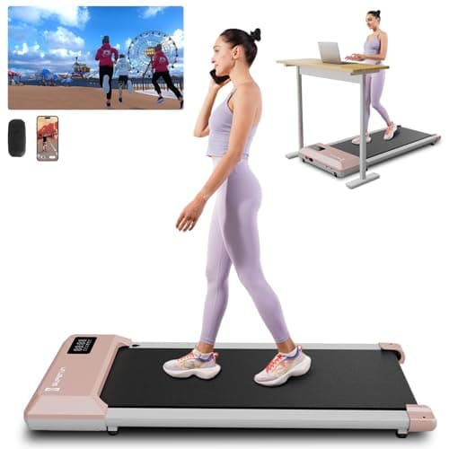 4-in-1 Treadmills for Home with Incline and Handles, Foldable Treadmill for Home Small Spaces, 300 LBS Capacity 3.0 HP 7.5 MPH Folding Running Treadmill with Smart App