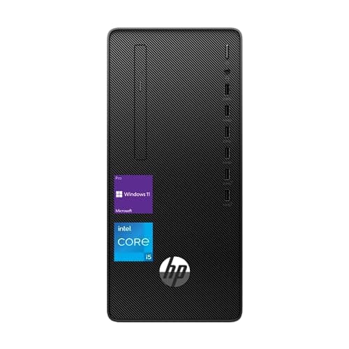 HP 290 G4 Business Tower Desktop, Intel 6-Core i5-10400 Processor, 32GB RAM, 1TB PCIe SSD, Wi-Fi, DVD-RW, Wired Keyboard and Mouse, HDMI, RJ-45, VGA, Windows 11 Pro, 2 Monitors Support 4K, Black