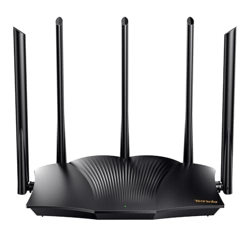 Tenda WiFi 6 Router, AX3000 Dual Band Gigabit Wireless Router for Home, 4 Gigabit Ports, Easy Setup, VPN Support, Parental Controls, WPA3 Security, MU-MIMO & OFDMA(RX12Pro)