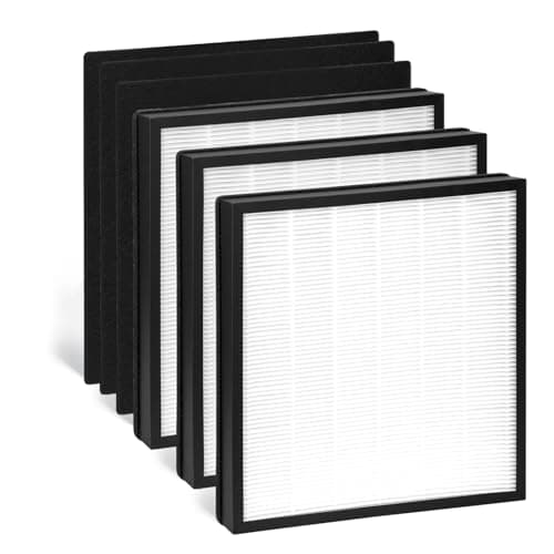 3-Pack Compact Replacement Filters Compatible with Intellipure Compact Air Purifier Tiered Filtration System: Pre-Filter, HEPA, Activated Carbon Filter Upgraded Version (3)