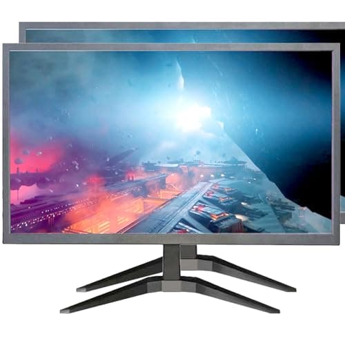 YOTETION 19 inch HD (1440 x 900) Monitor 2PACKS, 75Hz Refresh Rate, HDMI x1, Small Thin Monitor for laptops, Computers and desktops,LED Display, VGA/HDMI Connection.VESA:75 * 75MM