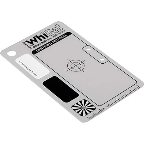 WhiBal G7 Certified Neutral White Balance Pocket Card - Reference Gray Card (2.1" x 3.35")