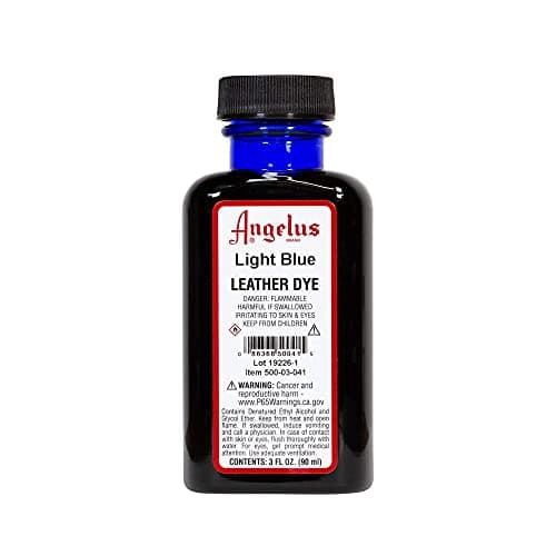 Angelus Leather Dye, 3 oz, Light Blue