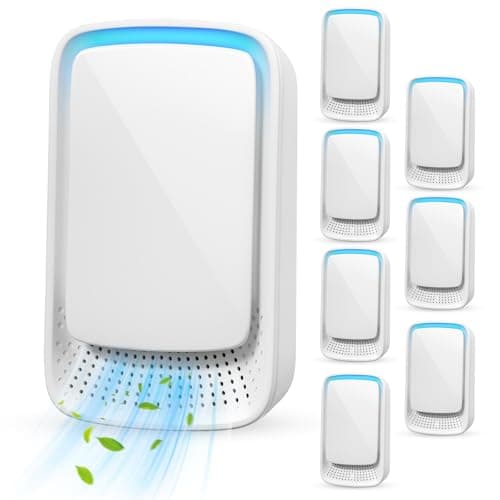 6PCS Air Purifier Plug In,Negative Air Ionizer for Home Use,Filterless Mobile Air Ionizer,Quiet Operation Air Freshener for Kitchen,Home,Office Portable Mini Air Cleaner for Smoke Dust,Odor (1)