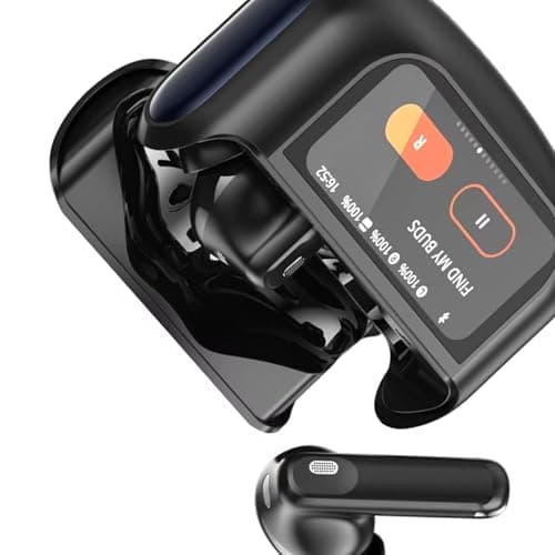 Wireless Earbuds, 48H Bass Stereo Headphones with ANC/ENC