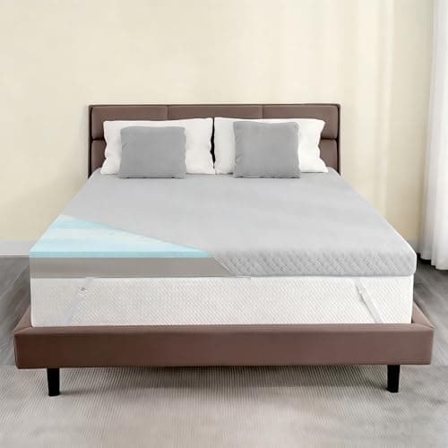 Extra Firm Mattress Topper Twin, 3 Inch High-Density Firm Mattress Pad for Back Pain Relief, Bed Topper with Removable Cover, No Smell, No Slip, CertiPUR-US Certified, 75" x 38"