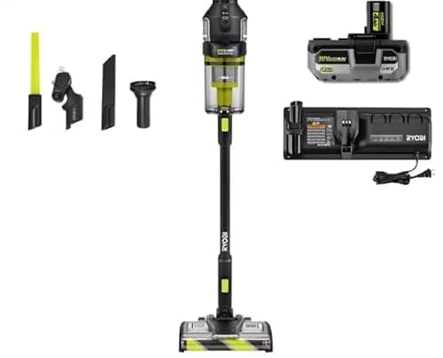 ONEAND HP 18V Cordless Advanced Whisper Series Stick Vacuum KIT with 4.0 AH Battery and