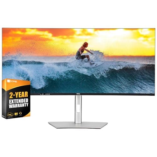 Dell DELL-U4025QW UltraSharp 40 Curved Thunderbolt Hub Monitor Bundle with 2 YR CPS Enhanced Protection Pack